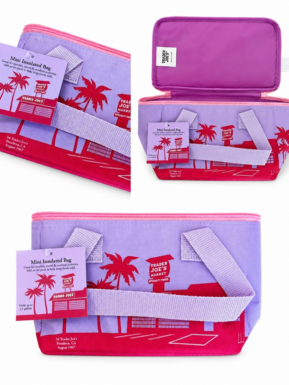 Trader Joe’s Mini Insulated Tote Summer Collection - Picture 2 of 3